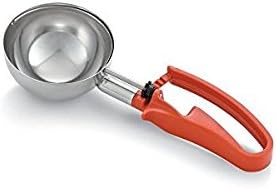 Vollrath S/S 8 Oz. / #4 Squeeze Disher with Orange Handle, 1 Count