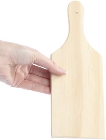 Package of 4 Unfinished Mini Wooden Cutting Boards for Crafting and Decorating