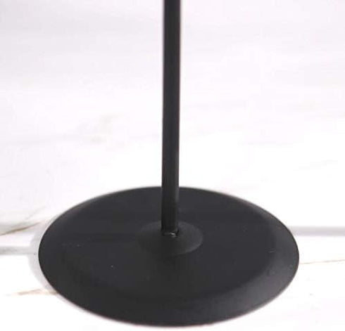 Black Metal Candlesticks Holder for Taper Candles - Romantic Candle Holders for Wedding Birthday Dinner