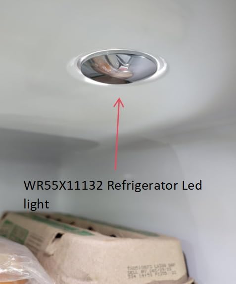 WR55X11132 Fits for GE Refrigerator LED Light Assembly