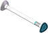 Spring Tension Curtain Rod, 28 to 48 inches Adjustable, 5/8 Inch Diameter, White, (Pack of 1)