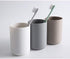 Generic countertop 2pcs Toothbrush Holder Japanese Style Bathroom Accessories Toothpaste Holder Makeup Brush Cup, Razor