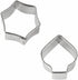 Zenker Mini-Cookie Cutter "Patisserie", Set of 12, Silver