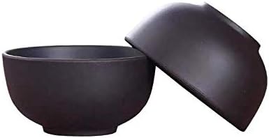 Chinese Tea Tasting Cup Set of 6, Mini Purple Sand Kung Fu Tea Cups, Black Ceramic Tea Bowl
