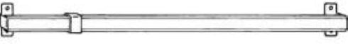 Kirsch Sash Rod Pair, 8" - 12"