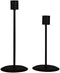 Black Metal Candlesticks Holder for Taper Candles - Romantic Candle Holders for Wedding Birthday Dinner