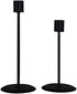 Black Metal Candlesticks Holder for Taper Candles - Romantic Candle Holders for Wedding Birthday Dinner