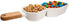 Machika Two-Compartment Snack Dish Pistachio Bowl | Divided Serving Tray | Just