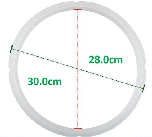 Twin Pack: 2 GJS Gourmet Rubber Gaskets - Compatible with 10 Quart Power Cooker XL PPC790, PPC773