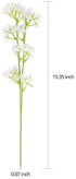 Bringsine Baby Breath Gypsophila Wedding Decoration, White Colour Pu Flowers, 30 Pieces