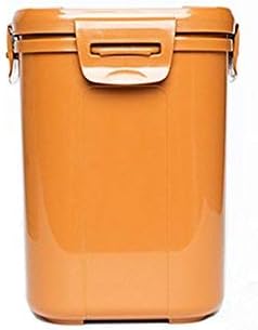 e-jen Premium Kimchi, Sauerkraut Container for Probiotic Fermentation, Inner Vacuum Lid, Earthenware Brown, 0.45 gal