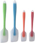 Silicone Spatula Set of 4 - Heat Resistant Flexible Kitchen Utensils with Stainless Steel Core, BPA Free, Dishwasher