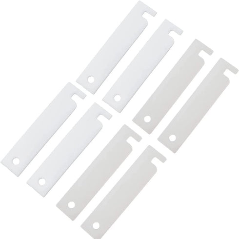 8PCS WE3M51 WE3M52 Clothes Dryer Replacement Kit, Teflon and Nylon Drum Bearing Slide