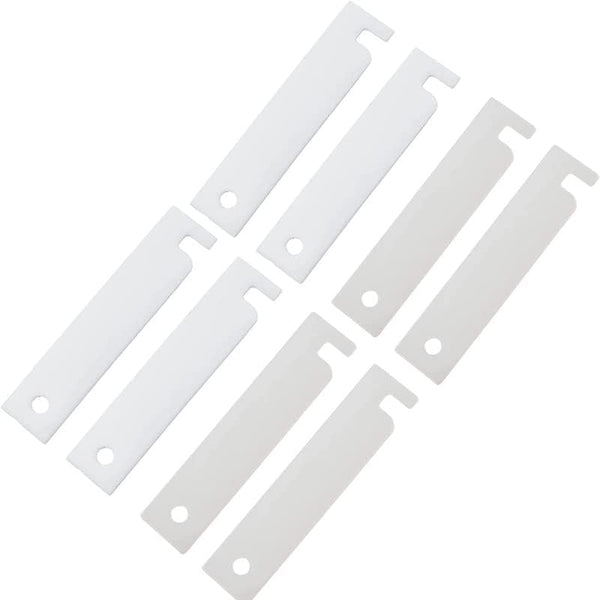 8PCS WE3M51 WE3M52 Clothes Dryer Replacement Kit, Teflon and Nylon Drum Bearing Slide