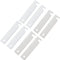 8PCS WE3M51 WE3M52 Clothes Dryer Replacement Kit, Teflon and Nylon Drum Bearing Slide