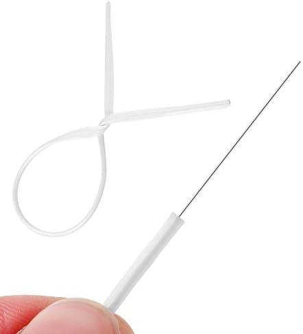 WILLBOND 200 Pcs White Christmas Garden Plastic Twist Tie - 4.72'' for Wreaths and Garland