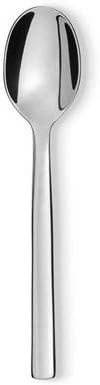 Alessi "Ovale" Mirror Polished Tea Spoons, Set of 6 in 18/10 Stainless Steel, Silver