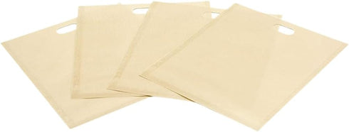 Reusable Toaster Bag Set of 4 - Nonstick Teflon Bags for Grilled Cheese, Pizza Rolls - BPA & PFOA Free, Up to 50 Uses