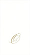 Caspari O, White Pearl Paper Linen Guest Towels, Monogram Initial, Pack of