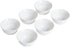 Handmake Ceramic Mini Kungfu Tea Cups Set of 6, White Porcelain Tiny Teacups with Chinese Embossed Dragon Style