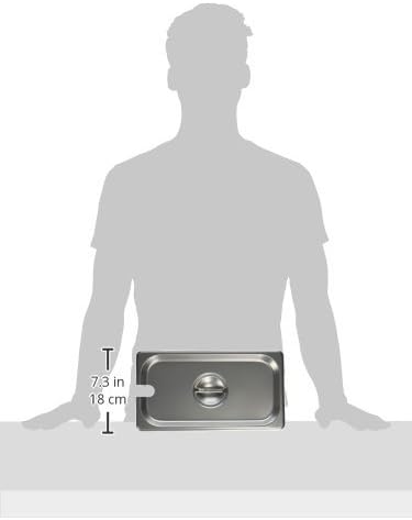 Winco Medium 1/3 Slotted Pan Cover