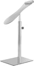 DZLOHAS Countertop 2 Sets Shoe Display Stand Silver, Risers Stand Adjustable Shoe Rack Retail Supplies Stainless Steel
