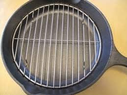 CAMPINGMOON Round Cooling Rack, Roasting Rack for Baking, Stainless Steel, W24 Diameter f9.5inch/f24cm