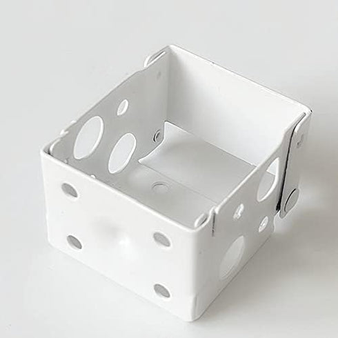 Cutelec Box Mounting Bracket Set for 1-1/2" Blinds, White Color Window Blinds Headrail Bracket