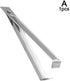2Pcs Silver Garlic Peeler - Garlic Peeling Tweezers Remover Tool, Stainless Steel Kitchen Utensils and Gadgets, Onions