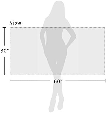 JML Set 2, 30"x60", Swimming Large Bath Towels of Oversized, Lightweight, Soft, Absorbent, Lint-Free Microfiber Fleece