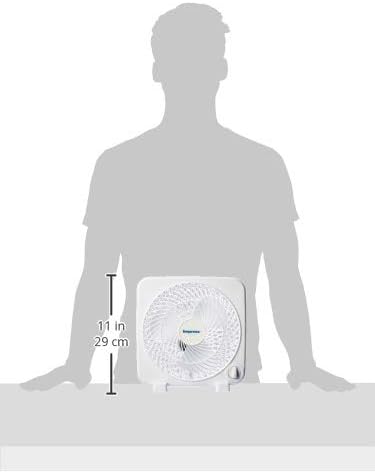 Impress IM-719BX Box Fan, 9 Inches, White by Impress