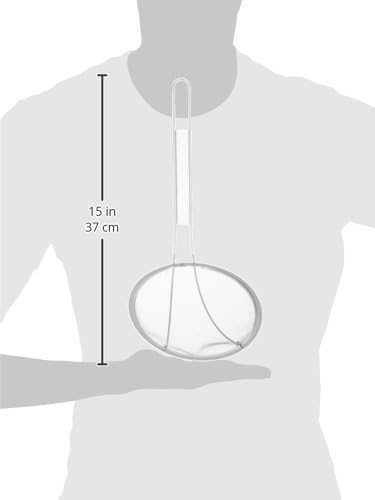 Winco Stainless Steel Strainer, 6-Inch Diameter, Fine Mesh
