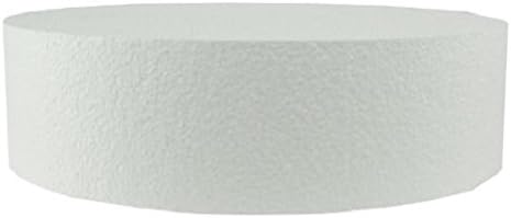 Oasis Supply Dummy Round Cake, White, 16" x 4"