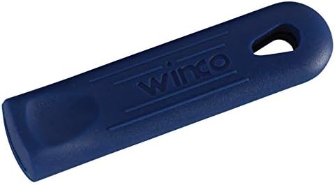 Winco AFP-1HX-3, Blue 4-1/2" Removable Silicone Sleeves for Fry and Sauce Pans, 3-Pcs/Pack