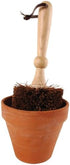 5",Brown Esschert Design Flower Pot Bristle Brush