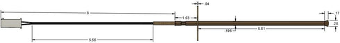 Replacement for Frigidaire 316490001 - Oven Temperature Probe, 12 Month Warranty