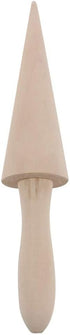 Ice Cream Cone Mold, Wooden Waffle Cone Roller, 9.1in Baking Tool for Pastry