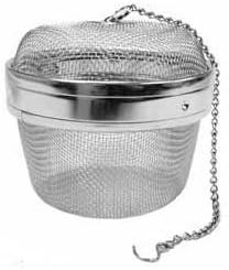 New Twist-Lock Spice Ball Tea Infuser, Stainless Steel, Big Size (2.5 x 1.5")