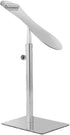 DZLOHAS Countertop 2 Sets Shoe Display Stand Silver, Risers Stand Adjustable Shoe Rack Retail Supplies Stainless Steel