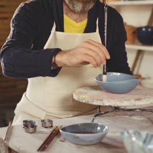Professional Bib Apron by conda, 100% Cotton Canvas, Waterproof, 31inch x 27inch, 3 Pockets for Adults