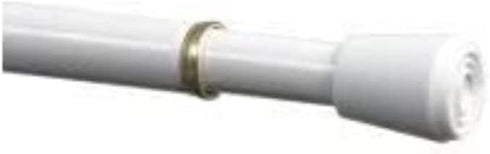 Levolor Tension Rod 28-to-48-Inch Width, 7/16-Inch Diameter, White, 13315