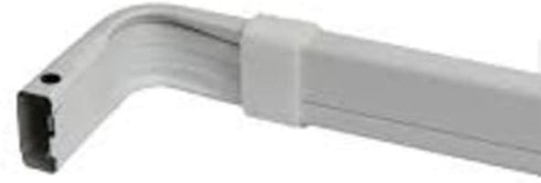 Kirsch SUPER DUTY Lockseam CURTAIN ROD, 28" to 48", 2" Clearance #6123-025