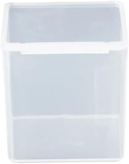 Square Clear Jewelry Storage Boxes, Reusable Plastic Beads Crafts Case Containers for Organization and Transport