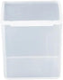 Square Clear Jewelry Storage Boxes, Reusable Plastic Beads Crafts Case Containers for Organization and Transport