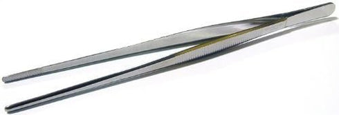Surgical Stainless Steel Tongs, 10 Inch