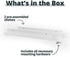 Greenco Set of 2 Picture Shelf, Wall Mounted Photo Ledge Floating Shelves for Bedroom, Living Room, Kitchen, White