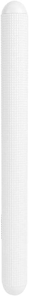 Fdit White Plastic Embossed Design Dough Roller, Non-Stick Exhaust Rolling Pin for Making Pasta, Cookies, Bread