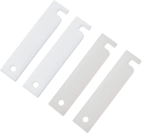 4PCS WE3M51 WE3M52 Clothes Dryer Teflon & Nylon Drum Bearing Slide Replacement Kit