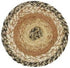 VHC Brands Kettle Grove Primitive Textured Jute Striped Round Kitchen Table Trivet, 8"