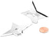 Cool Fridge Ninja Star Magnet, Decorative Whiteboard Magnets for Office, Home & School, Funny Anime Theme